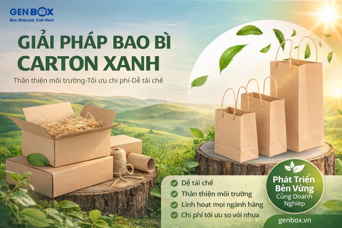 Ảnh: Carton giải pháp bao bì xu hướng mới